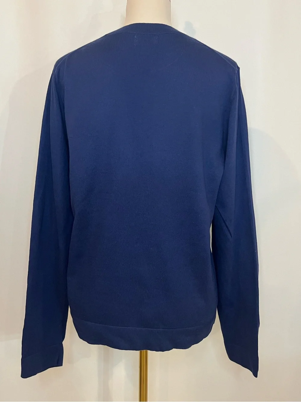 J.Crew Cotton Teddie sweater in blue